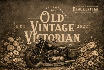 Victorian Font Elegance for Modern Projects
