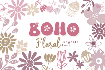 Fresh Bohemian Fonts for Creative Design Projects