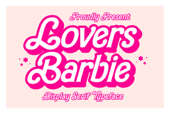 Free Lovers Barbie Font for Creative Projects