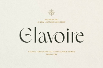 Introducing the Glavoire Typeface for Modern Design