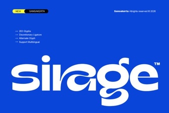 Sirage Font: Elegant Typeface for Modern Design