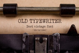 Classic Typewriter Fonts for Modern Design Projects